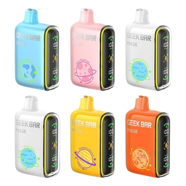 Geek Bar Pulse 15K Disposable Vape — Dual Mesh Coil, 50mg Nicotine, 15000 Puffs