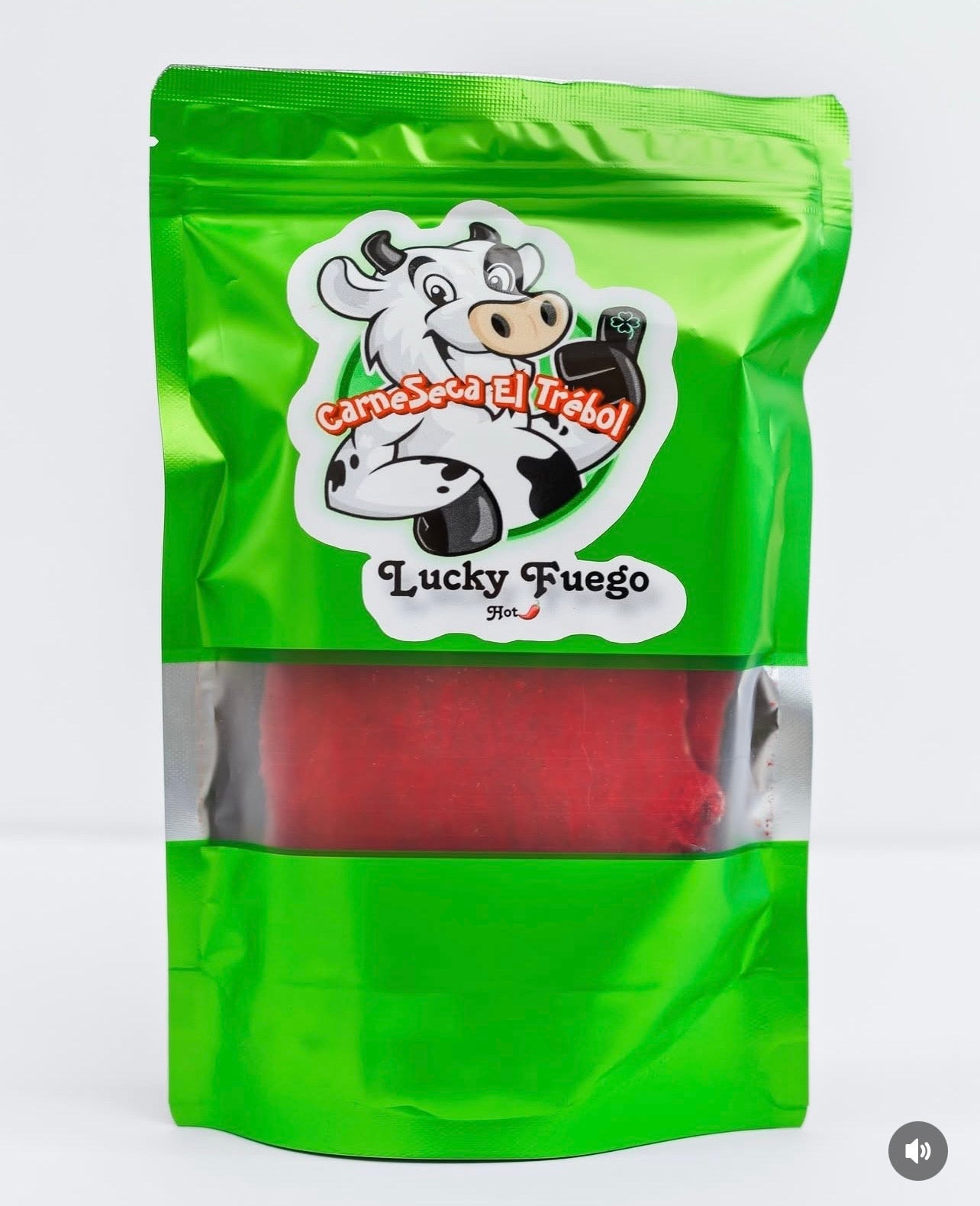 Carne Seca El Trebol Lucky Fuego Hot 2.5 oz