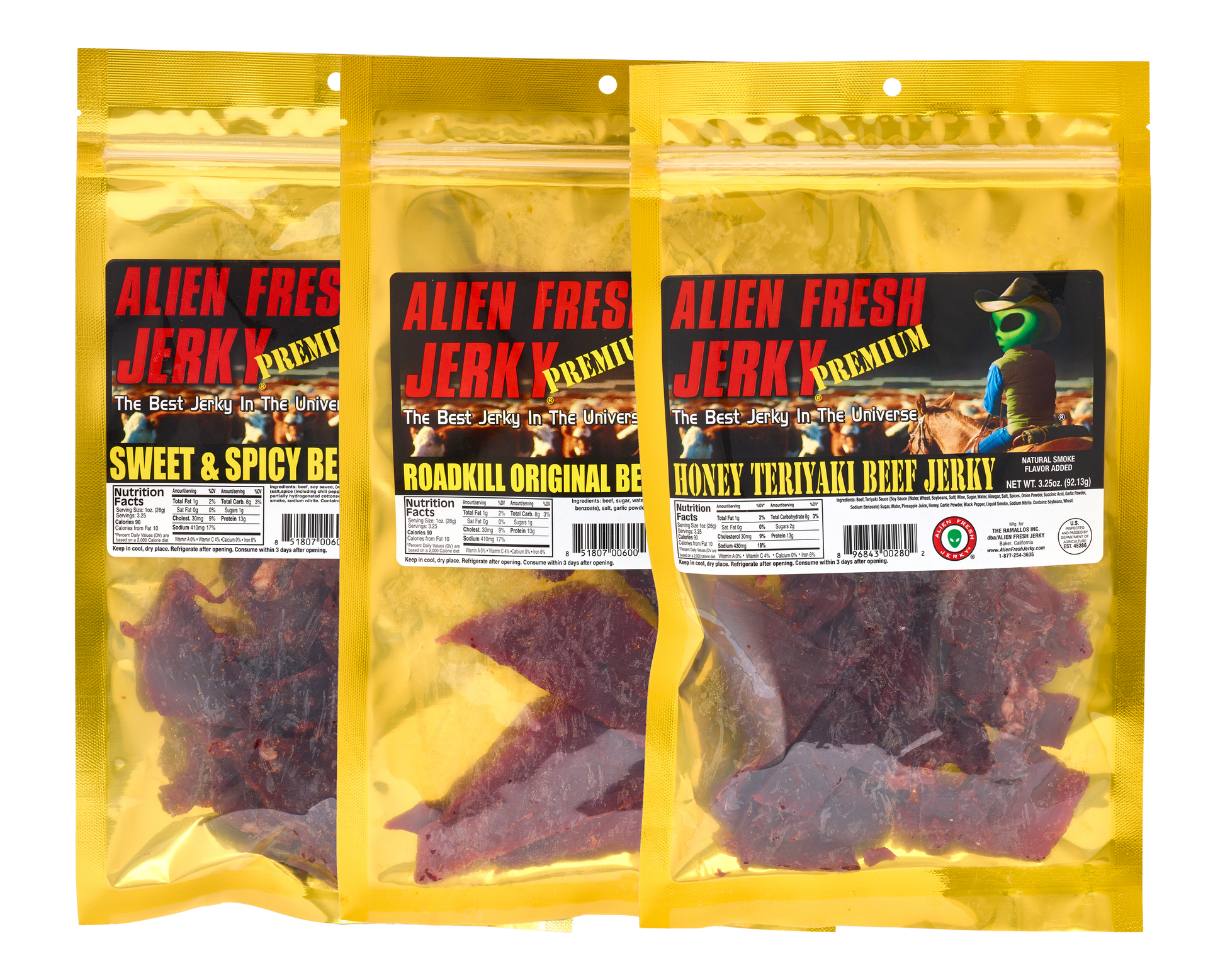 Alien Fresh Jerky 3-Pack