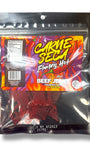 Carne Seca Flaming Hot Heat Beef Jerky Crunchy Spicy 1.7 OZ