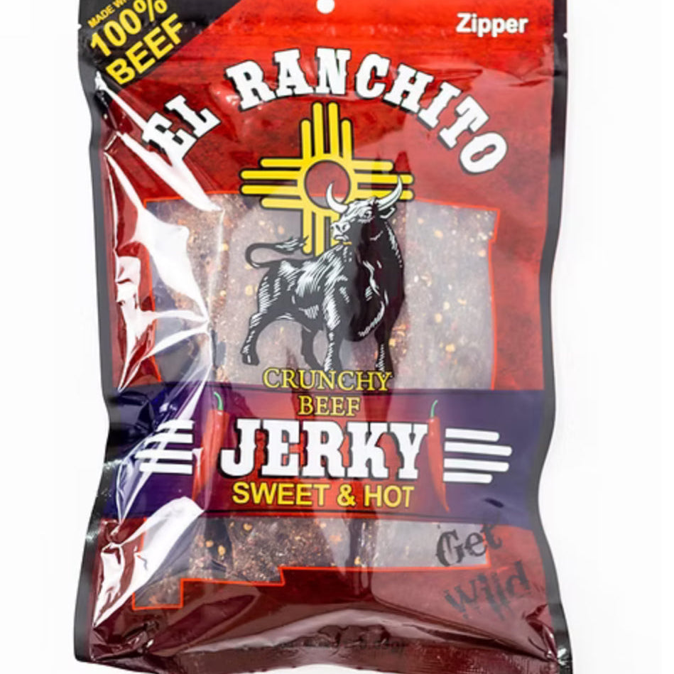 El Ranchito Carne Seca Sweet & Hot  Jerky Crunchy Beef 6 OZ