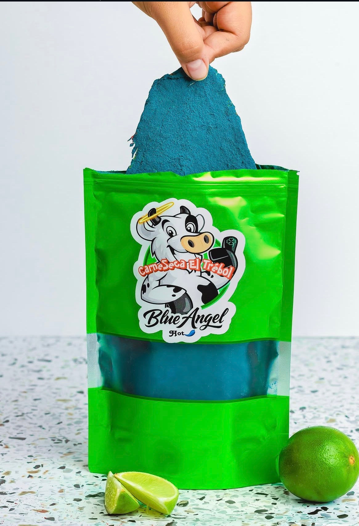 Carne Seca El Trebol Blue Magic Sour 2.5 oz