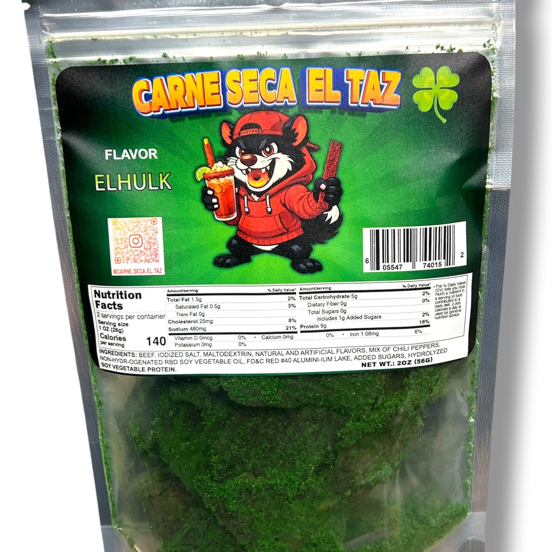 Carne Seca El Taz El Hulk 2 Oz