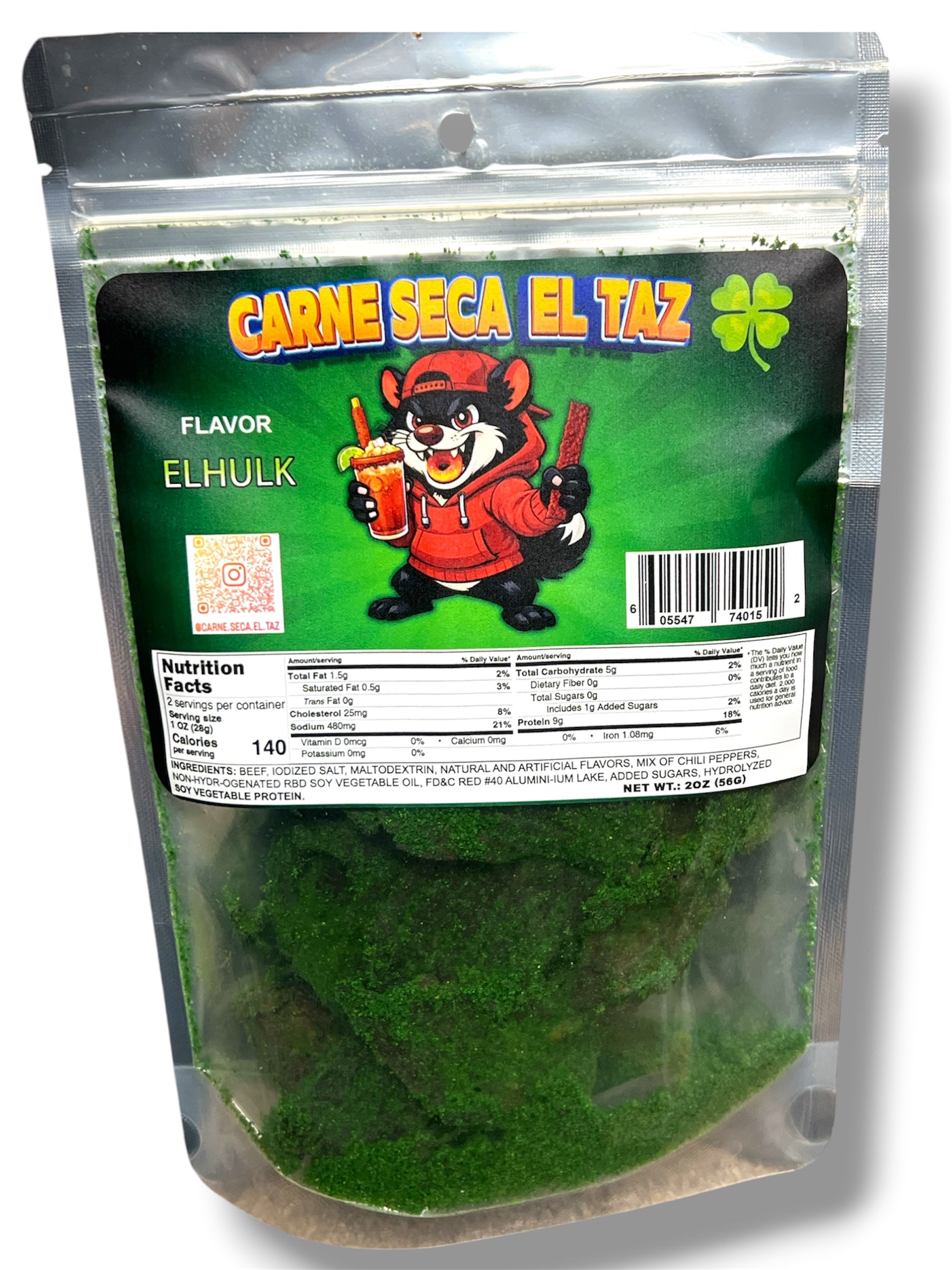 Carne Seca El Taz El Hulk 2 Oz