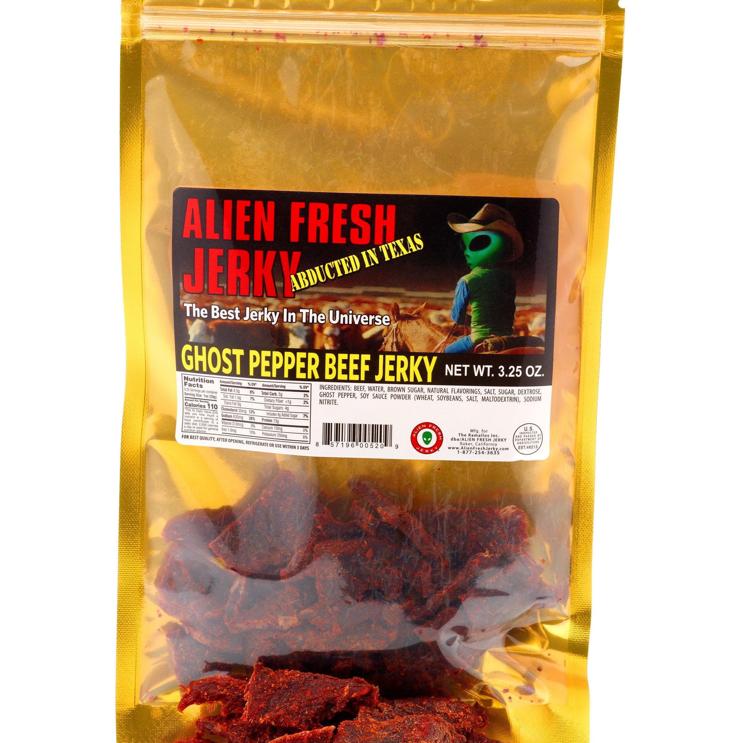 TX Style Ghost Pepper Beef Jerky - 3.25oz