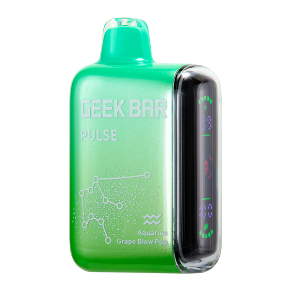 Grape B-Pop Geek Bar Pulse Disposable Vape — Dual Mesh Coil, 50mg Nicotine, USA Shipping