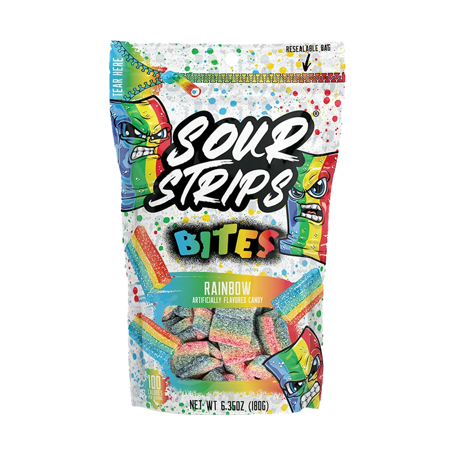 Sour Strips Bites - Rainbow