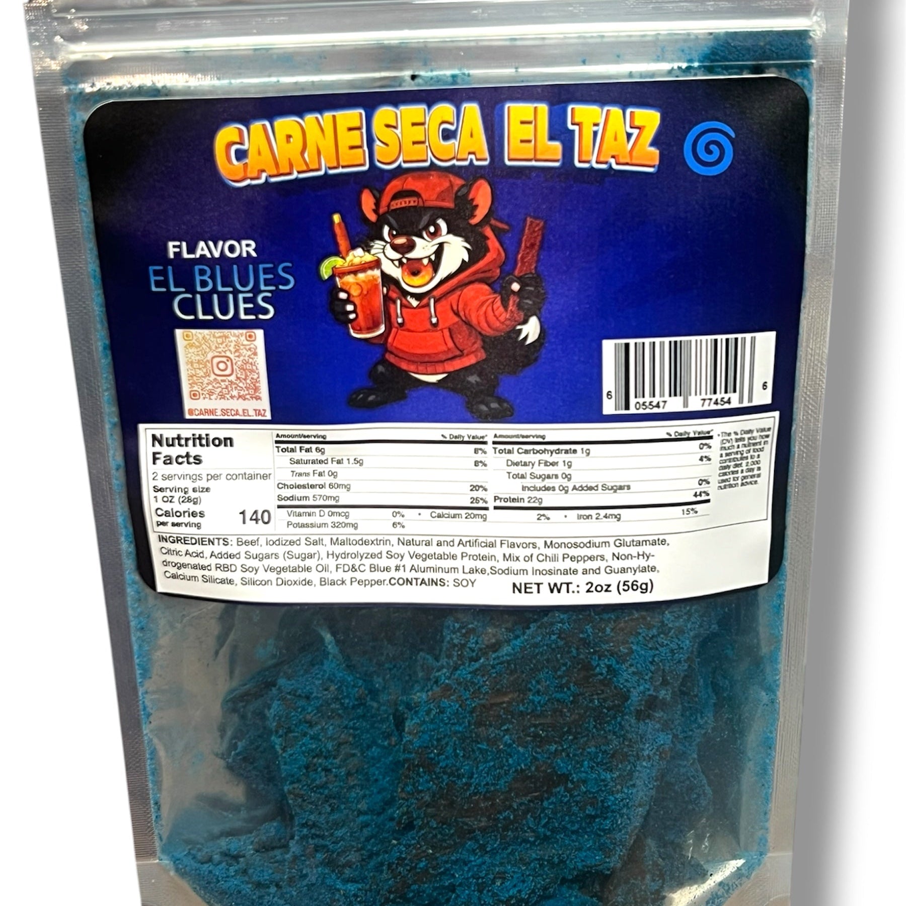 Carne Seca El Taz El Blues Clues 2 Oz