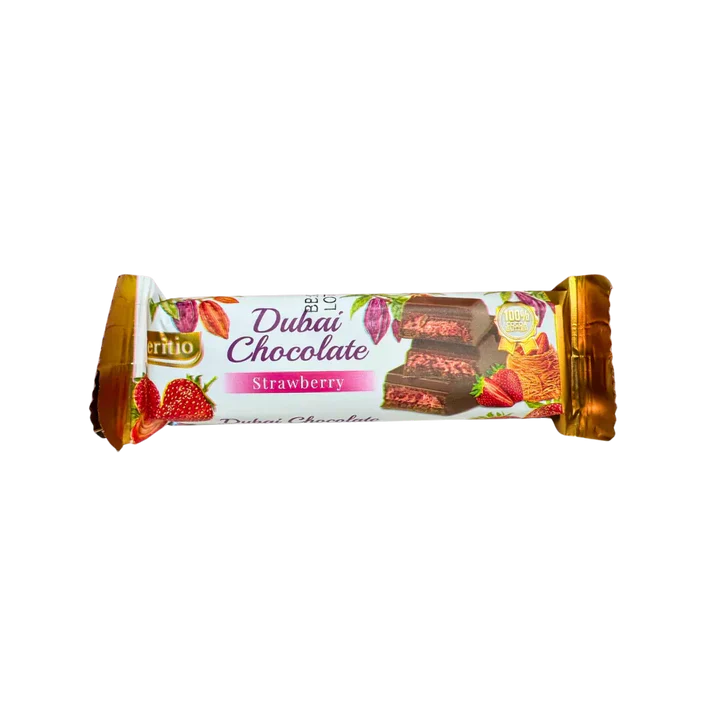 Feritio Dubai Chocolate - Strawberry 40g
