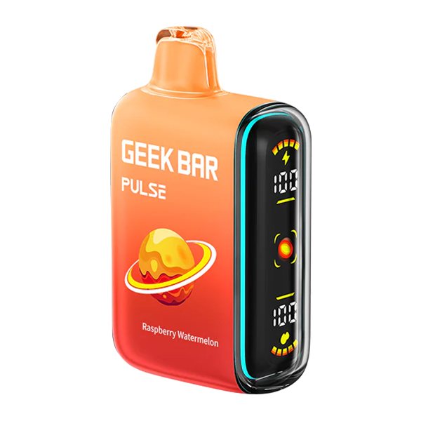 Raspberry Watermelon Geek Bar Pulse (Thermal Edition) Disposable Vape — Dual Mesh Coil, 50mg Nicotine, USA Shipping