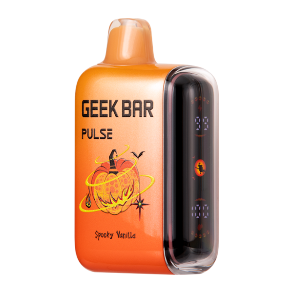 Spooky Vanilla Geek Bar Pulse Disposable Vape — Dual Mesh Coil, 50mg Nicotine, USA Shipping
