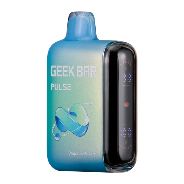 Drop Sour Savers Geek Bar Pulse (Savers Edition) Disposable Vape — Dual Mesh Coil, 50mg Nicotine, USA Shipping