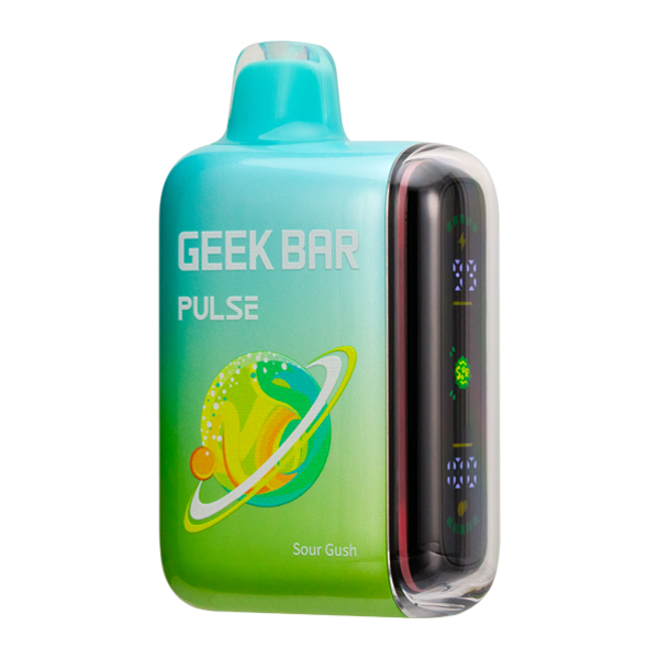 Sour Gush Geek Bar Pulse Disposable Vape — Dual Mesh Coil, 50mg Nicotine, USA Shipping