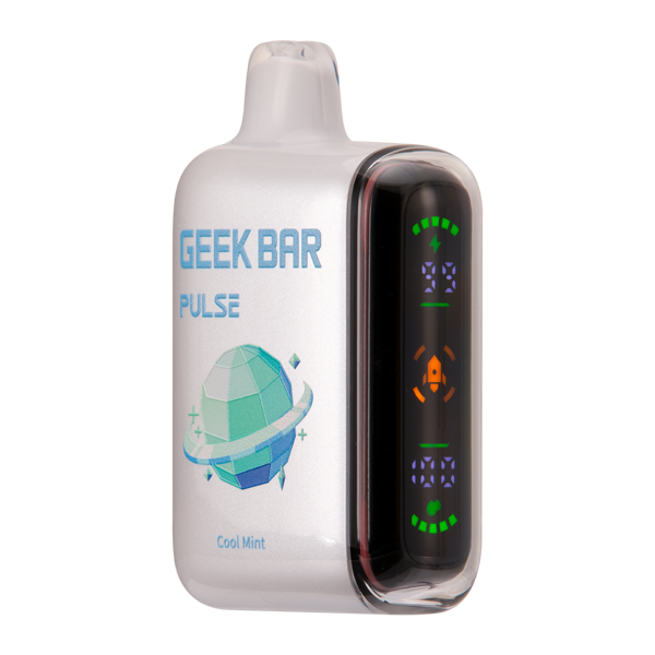 Cool Mint Geek Bar Pulse Disposable Vape — Dual Mesh Coil, 50mg Nicotine, USA Shipping