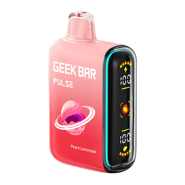 Peach Lemonade Geek Bar Pulse (Thermal Edition) Disposable Vape — Dual Mesh Coil, 50mg Nicotine, USA Shipping