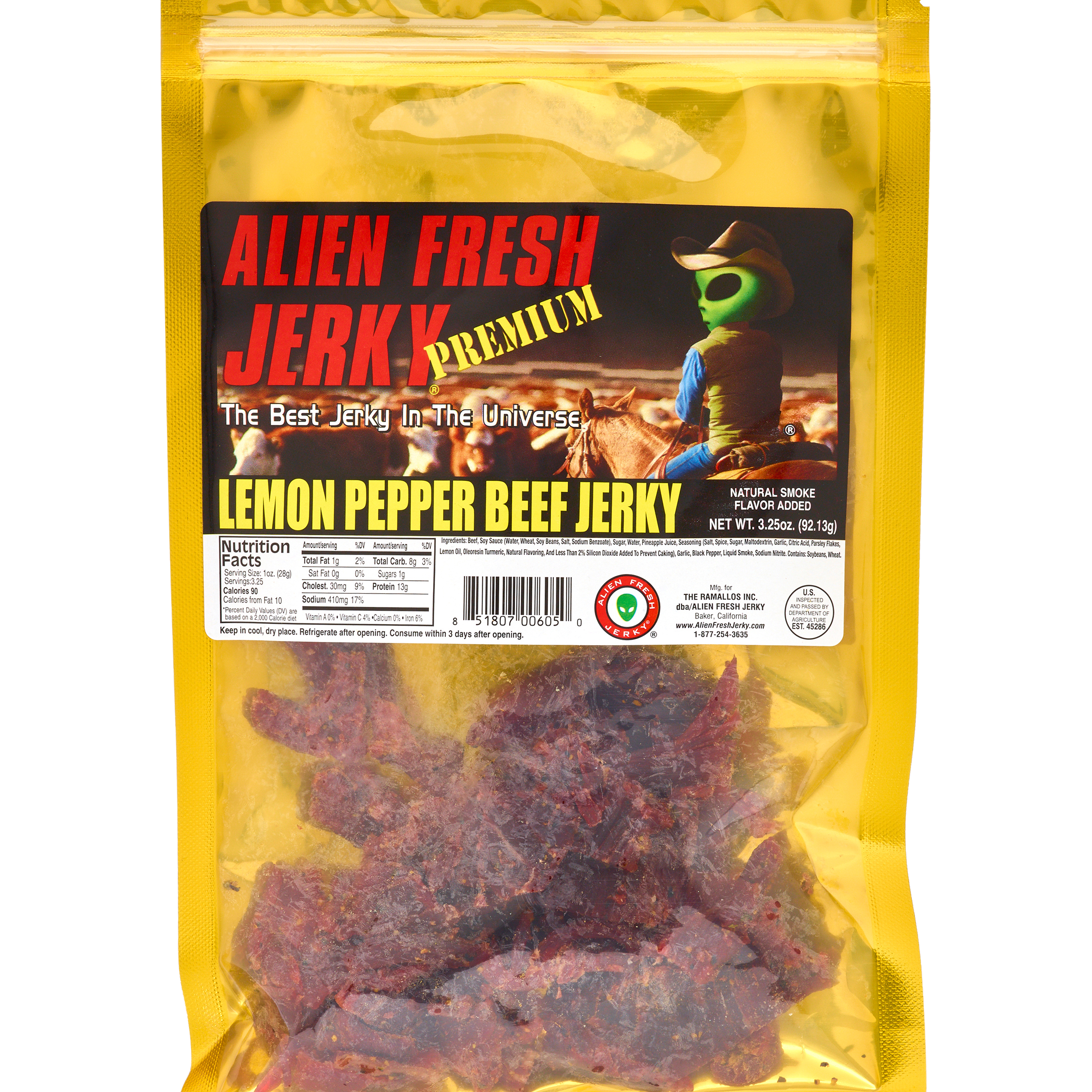 Alien Fresh Jerky Lemon Pepper