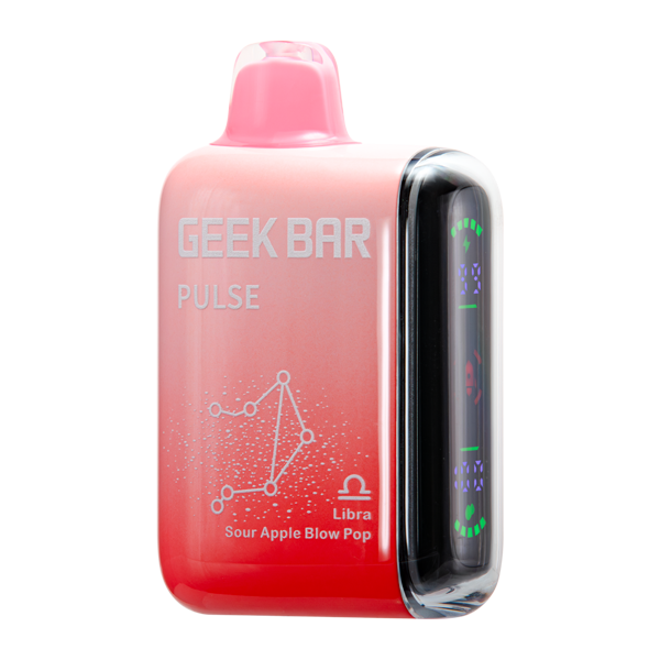 Sour Apple B-Burst Geek Bar Pulse Disposable Vape — Dual Mesh Coil, 50mg Nicotine, USA Shipping