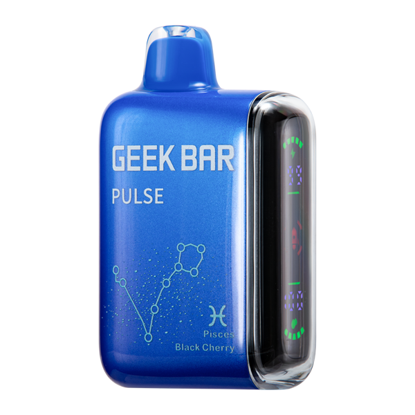 Black Cherry Geek Bar Pulse Disposable Vape — Dual Mesh Coil, 50mg Nicotine, USA Shipping