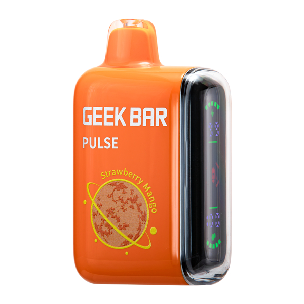 Strawberry Mango Geek Bar Pulse Disposable Vape — Dual Mesh Coil, 50mg Nicotine, USA Shipping
