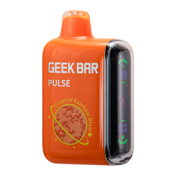 Tropical Rainbow Blast Geek Bar Pulse Disposable Vape — Dual Mesh Coil, 50mg Nicotine, USA Shipping