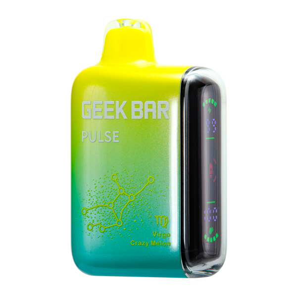Crazy Melon Geek Bar Pulse Disposable Vape — Dual Mesh Coil, 50mg Nicotine, USA Shipping