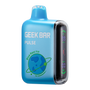 Blue Razz Ice Geek Bar Pulse (Nicotine-Free) Disposable Vape — Dual Mesh Coil, 50mg Nicotine, USA Shipping