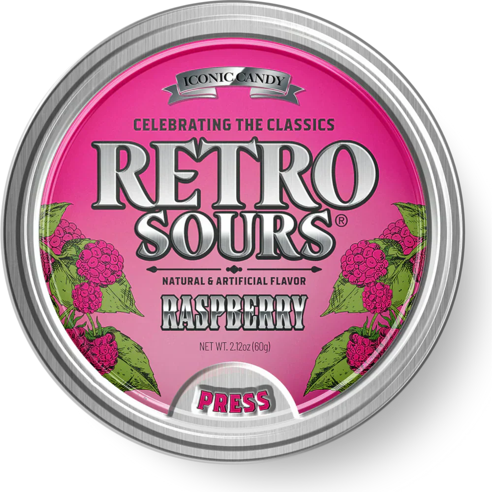 Retro Sours - Raspberry