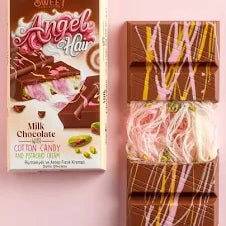 Beyoglu - Angel Hair Milky Chocolate with Cotton Candy and Pistachio Cream 170g